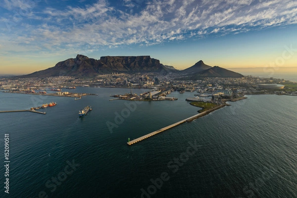 Obraz Table Mountain aerial view