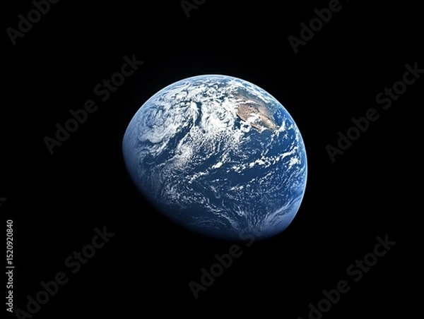Fototapeta Earthrise Blue Marble Composition, Space View, Planet Earth, Global Perspective Earth, Space Photography