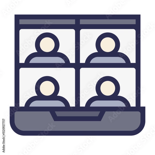Obraz Virtual Meeting Icon