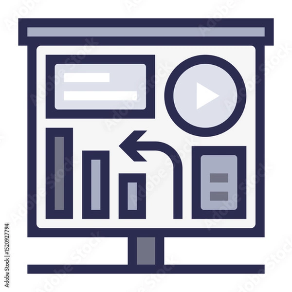 Obraz Online Presentation Icon