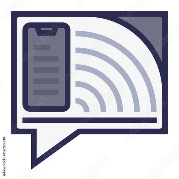 Obraz Digital Communication Icon