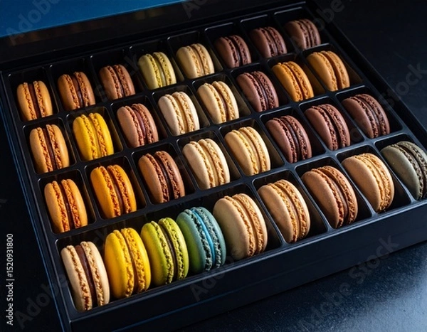 Obraz Colorful macaron box