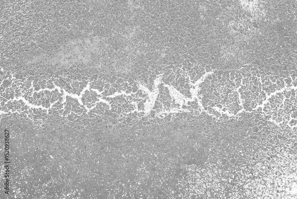 Obraz Distressed Grainy Grunge Overlay, Textured Concrete Surface with Dried Residue, Moss Crust, and Fine Cracks