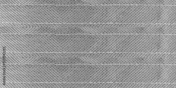 Obraz Realistic Grey Fabric Linen Texture with Worn and Wrinkled Detail