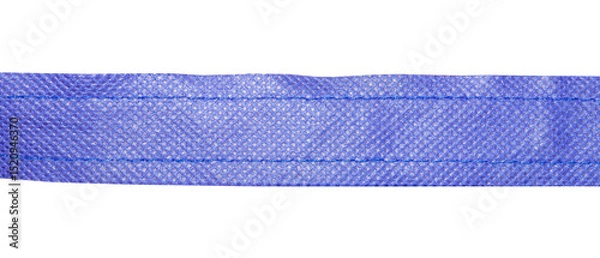 Obraz Realistic Blue Fabric Linen Texture Background for Creative Project or Design.