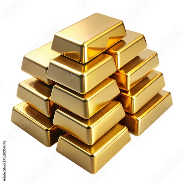 Obraz Gold Bullion: Wealth, Investment, and Financial Success