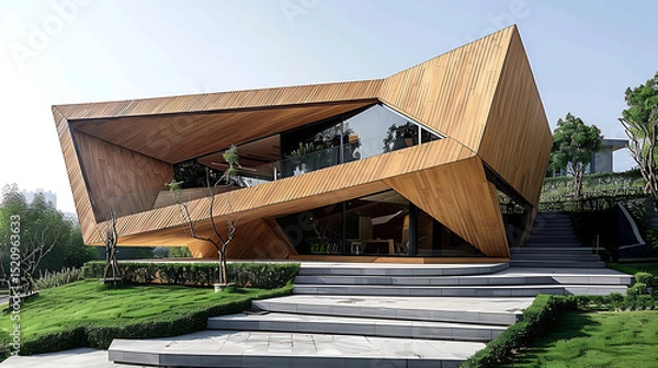 Fototapeta Revolutionizing Architecture: AI-Powered Smart Home Design