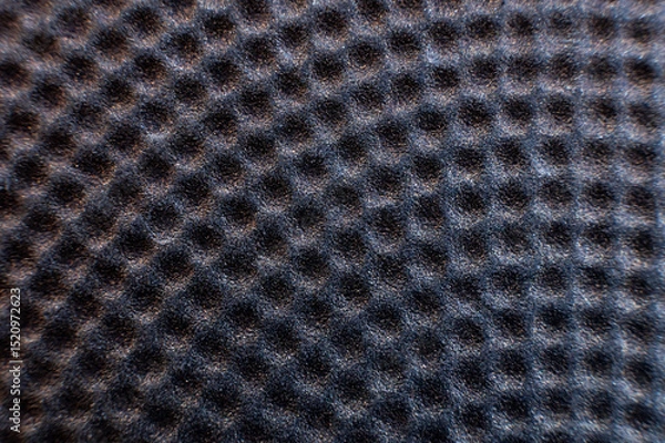 Obraz Close-up of a frying pan. Non-stick coating view from above, macro shot