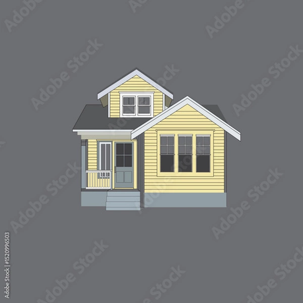 Obraz house icon vector illustration