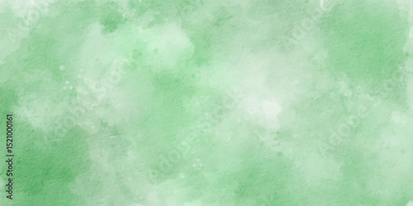 Obraz Abstract watercolor background. Grunge background with green paint.