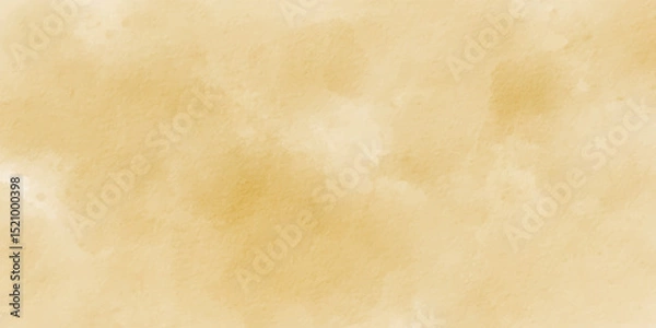 Obraz Abstract brush painted watercolor background texture. Watercolor paper texture background in brown color vector.