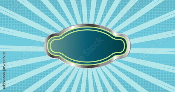 Fototapeta Image of sign with copy space over white lines