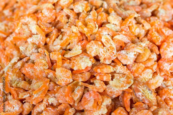 Obraz suszone krewetki