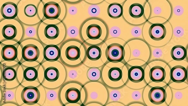 Fototapeta circle motif, circle pattern, symmetrical, circle lines, wall wallpaper, HD
