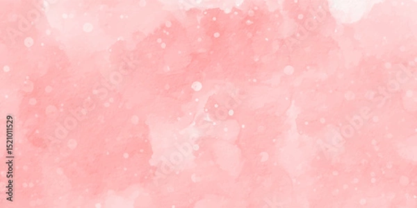 Obraz Pink watercolor background. pink abstract background with copy space. brush painted watercolour background paper texture.