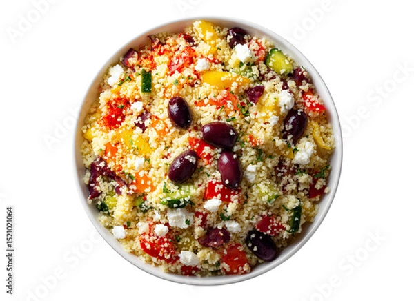 Obraz Vibrant couscous salad