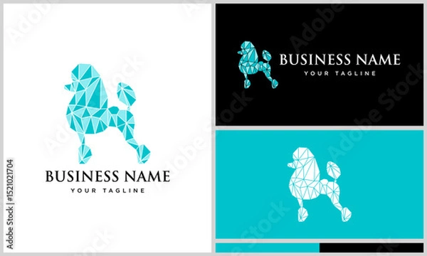 Obraz Pointed Dog Logo Design Variations.