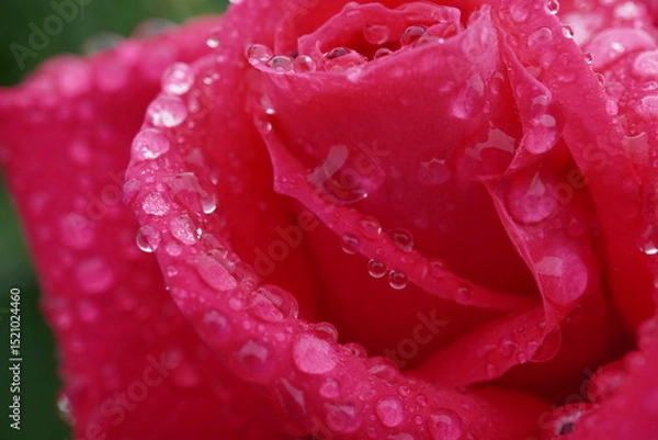 Fototapeta 雨に濡れた薔薇（マリアカラス）