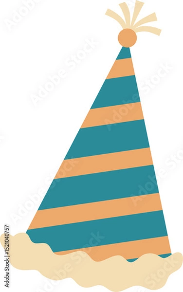Fototapeta Birthday Party Hat