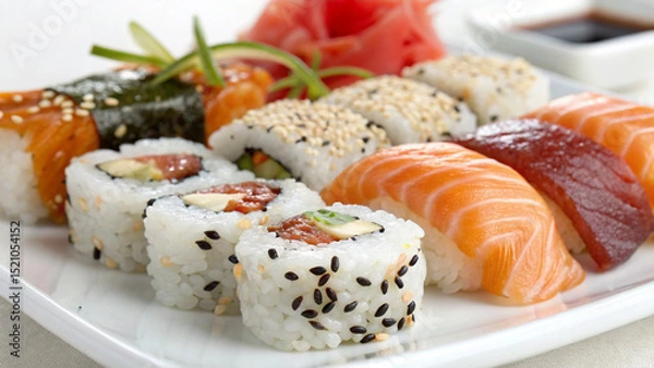 Obraz sushi on a plate
