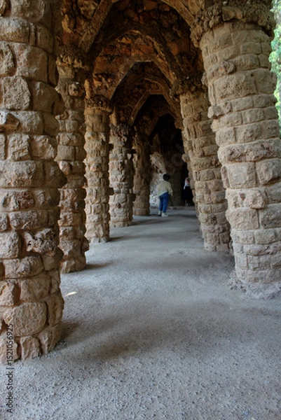 Obraz Espagne, Barcelone, le Parc Guell 