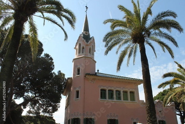 Obraz Espagne, Barcelone, le Parc Guell 