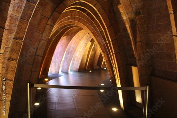 Obraz Espagne, Barcelone, détail d'architecture