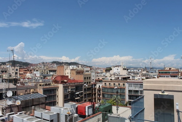 Obraz Espagne, Barcelone, vue panoramique 