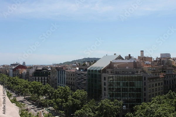 Obraz Espagne, Barcelone, vue panoramique 