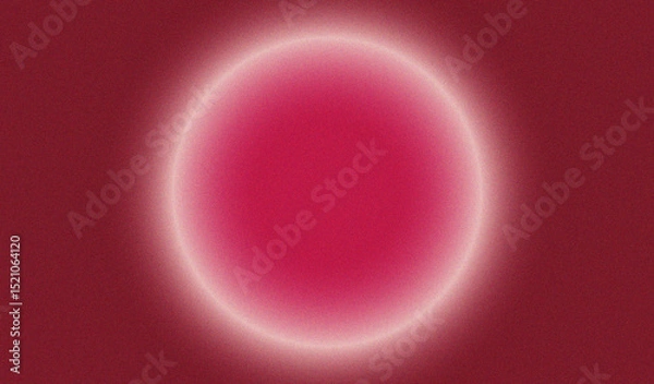 Obraz Abstract crimson oval with glowing halo