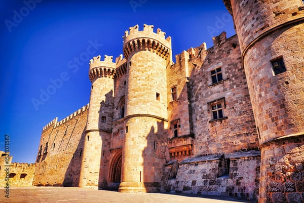 Obraz Palace of the Grand Master Greace Rhodes