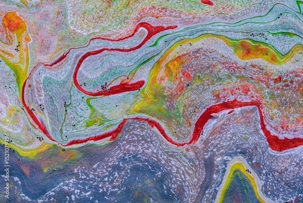 Fototapeta Impressionism as art abstract background. Paint texture closeup