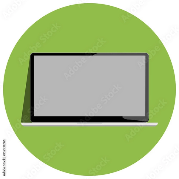 Obraz laptop flat design