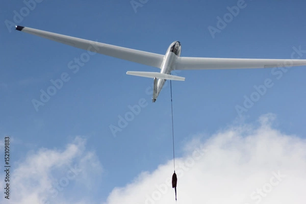 Fototapeta glider winch start