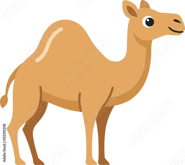 Fototapeta Simple Cartoon Camel