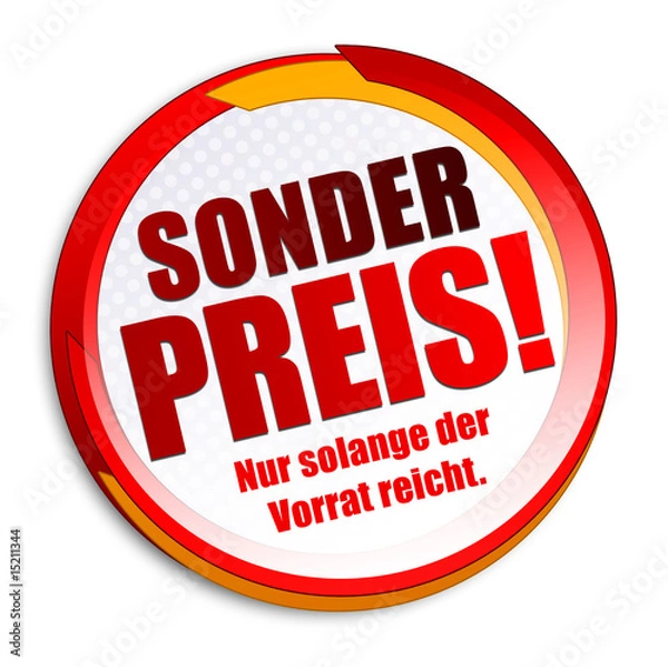 Obraz Sonderpreis! Button