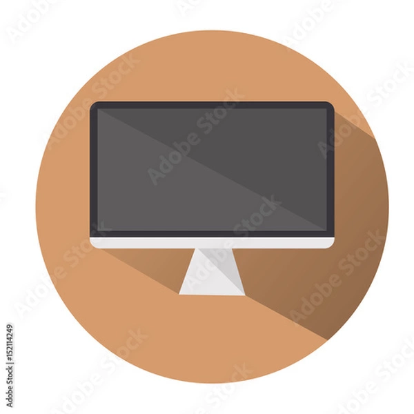 Obraz computer flat design