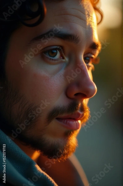 Obraz Portrait of a bearded man