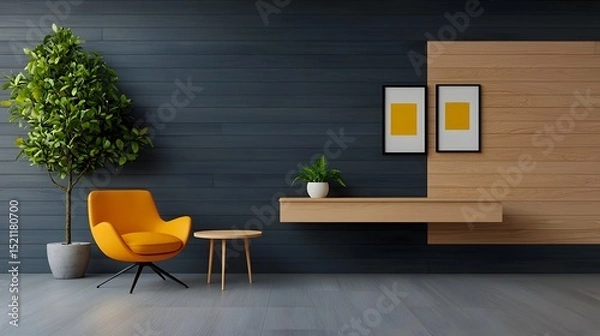 Fototapeta Elegant executive suite with modern furniture and artwork