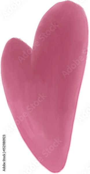 Fototapeta Heart  watercolor, romantic element