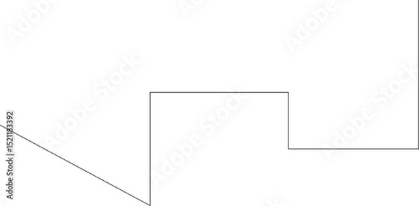 Fototapeta Line stripes elements design, waves, curve, spiral