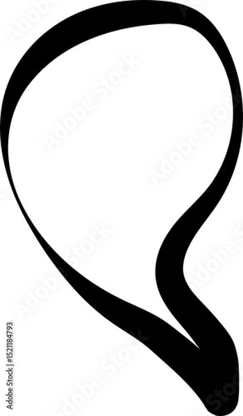 Fototapeta Speech bubble text, chat, talk, comic