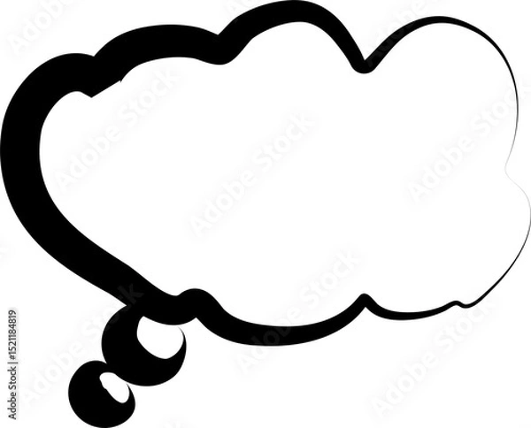 Fototapeta Speech bubble text, chat, talk, comic