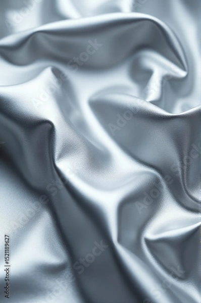 Obraz Close up shot of satin fabric texture