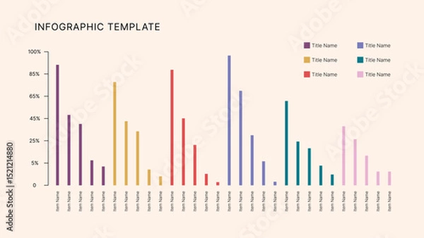 Obraz Business Infographic Editable Templates for Extensive Data Visualization. Simple creative Infographic vector elements, charts, diagrams, timeline, steps and options for Business Presentation.