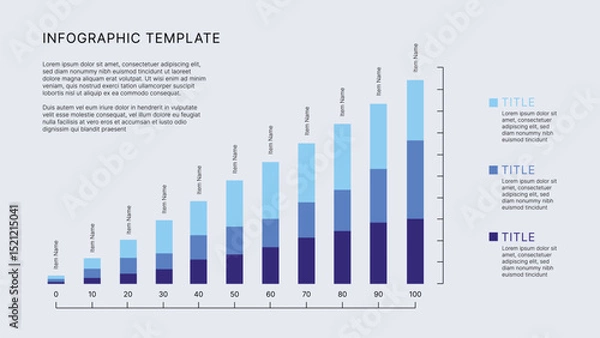 Obraz Business Infographic Editable Templates for Extensive Data Visualization. Simple creative Infographic vector elements, charts, diagrams, timeline, steps and options for Business Presentation.