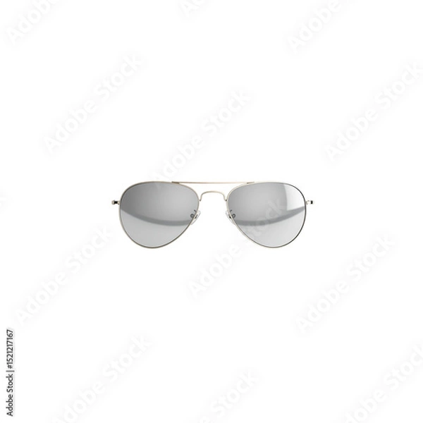 Obraz Classic aviator sunglasses with silver frame