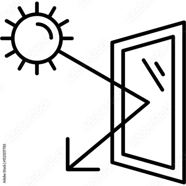 Obraz Low-E Glass Windows Icon