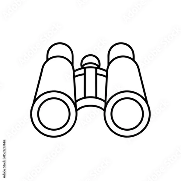 Obraz binoculars icon on white background  