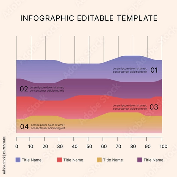Obraz Business Infographic Editable Templates for Extensive Data Visualization. Simple creative Infographic vector elements, charts, diagrams, timeline, steps and options for Business Presentation.